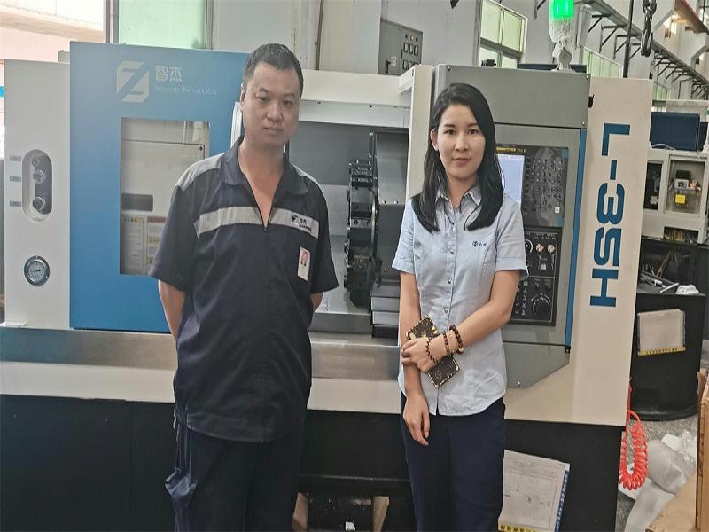 深圳智杰機(jī)械-六欣臺(tái)灣千島卡盤(pán)合作案例
