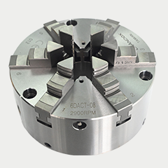 臺灣千島可調(diào)式普通型六爪鋼殼手動卡盤6DACT系列