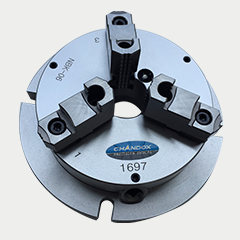 臺(tái)灣千島超薄強(qiáng)力型三爪手動(dòng)卡盤(pán)NBK系列