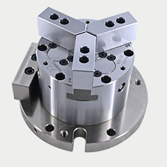 臺(tái)灣千島內(nèi)藏式超精密三爪氣動(dòng)卡盤MTK